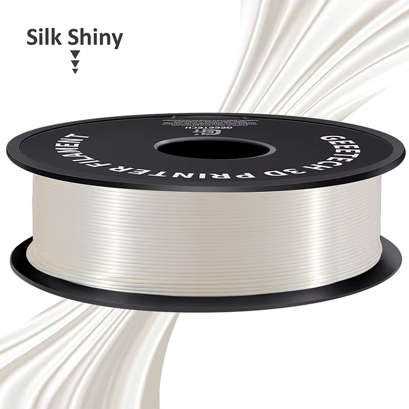 3D Silk PLA Filament 1Kg1.75Mm Spool Wire for 3D Printer Material,Safety, Vacuum Packaging, Special Color, Bubble Free