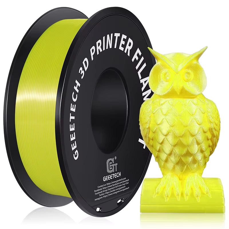 3D Silk PLA Filament 1Kg1.75Mm Spool Wire for 3D Printer Material,Safety, Vacuum Packaging, Special Color, Bubble Free